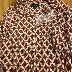 SOLD Red button down shirt